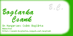 boglarka csank business card